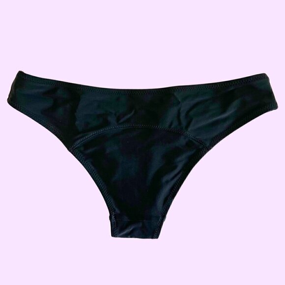 Shekini Black Bikini Swimsuit Bottom - Picture 2 of 4